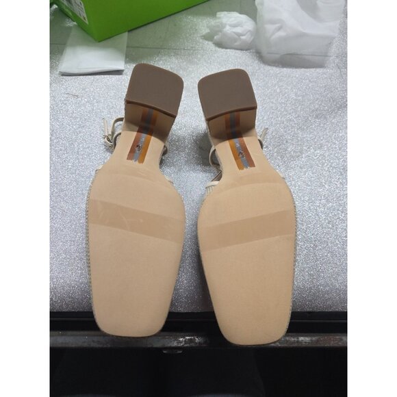 BRAND NEW Sam Edelman Tracie Slingback Sandal Light Neutral Weave US 8M. WS326 - Picture 8 of 8